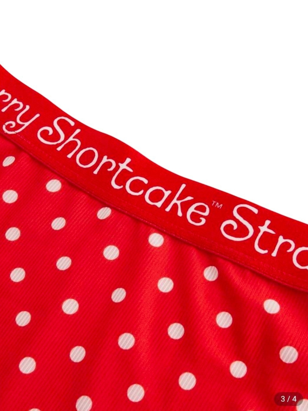 Strawberry Shortcake Red & White Polka Dot Cami Set - Picture 4 of 5